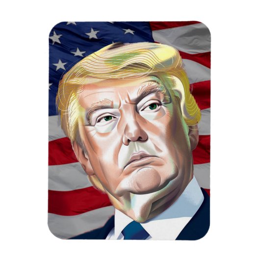 Trump 45. Präsident der USA - Geschenk Magnet (Vertikal)