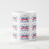 Trump 45. Präsident Jumbo-Tasse (Vorderseite)