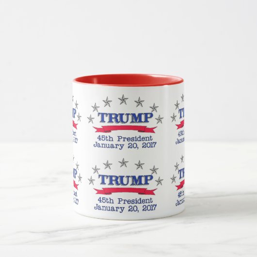 Trump 45. Präsident Tasse (Zentrum)