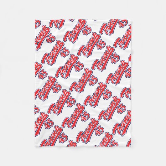 Trump-45-RED Fleecedecke (Vorderseite)