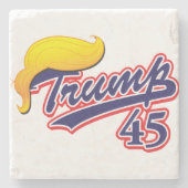 Trump 45 steinuntersetzer (Vorderseite)