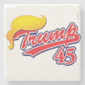 Trump 45 steinuntersetzer (Vorderseite)