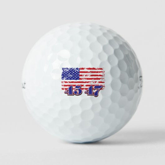 Trump 45 und 47 golfball (Vorderseite)