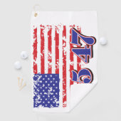 Trump 45 und 47 golfhandtuch (Insitu)