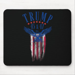Trump 45 und 47 mousepad