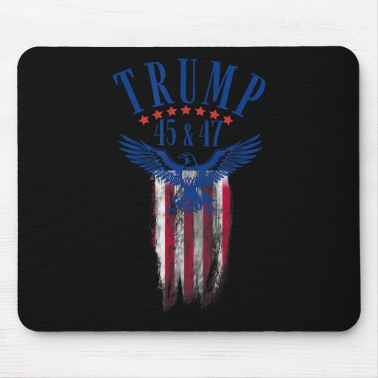 Trump 45 und 47 mousepad (Vorne)