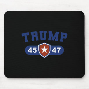 Trump 45 und Trump 47 American Great Mousepad