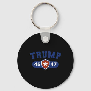 Trump 45 und Trump 47 American Great Schlüsselanhänger