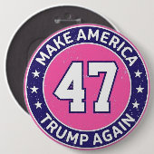 Trump 47 button (Vorne & Hinten)