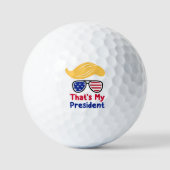 Trump 47 - Das ist mein Präsident Golfball (Vorderseite)