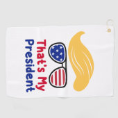 Trump 47 - Das ist mein Präsident Golfhandtuch (Horizontal)