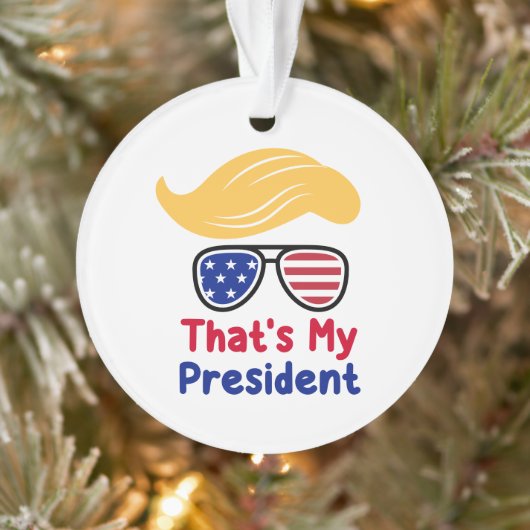 Trump 47 - Das ist mein Präsident Ornament (Baum)