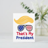 Trump 47 - Das ist mein Präsident Postkarte (Stehend Vorderseite)