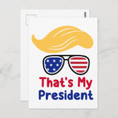 Trump 47 - Das ist mein Präsident Postkarte (Vorne/Hinten)