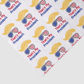 Trump 47 - Das ist mein Präsident Seidenpapier (Detail)