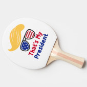 Trump 47 - Das ist mein Präsident Tischtennis Schläger (Seitenansicht)