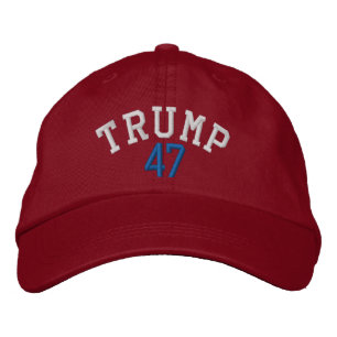 TRUMP 47 Flex-it-Cap (rot) Bestickte Baseballkappe