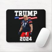 Trump 47 Football Jersey 2024 US-Flagge Trump Vanc Mousepad (Mit Mouse)