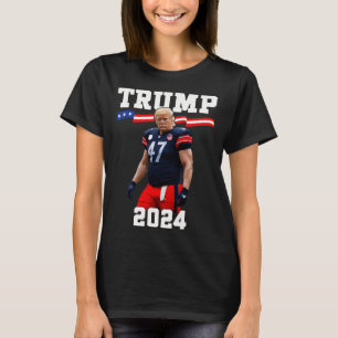 Trump 47 Football Trikot 2025 Us Flagge Trump Vanc T-Shirt