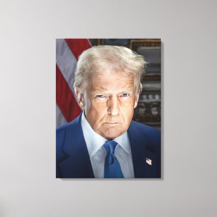 Trump 47: Ikonische Leinwand Art für 2024