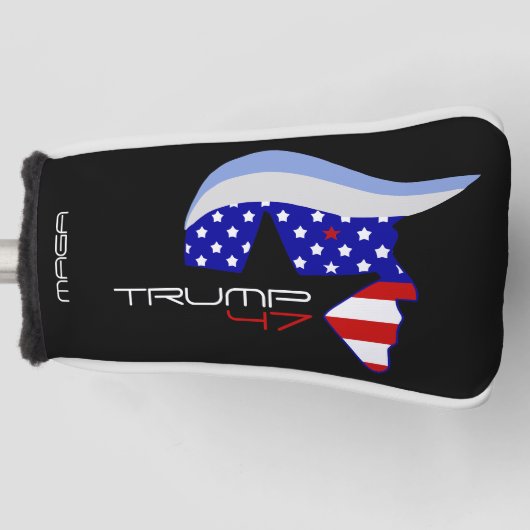 Trump 47 Maga Golf Head Cover Golf Headcover (Vorderseite)