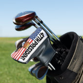 TRUMP 47. PRÄSIDENT 2024 GOLFKOPFDECKER GOLF HEADCOVER (In Situ)