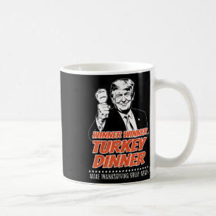 Trump 47. Präsident Thanksgiving Gewinner Truthahn Kaffeetasse
