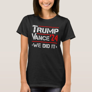 Trump 47. Präsident Won Elections 2024 Sieg T-Shirt