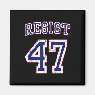 Trump 47 Retro bedrückte Grafik Magnet