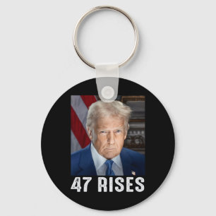 Trump 47 steigt Inaugurationsfoto von Donald Trump Schlüsselanhänger