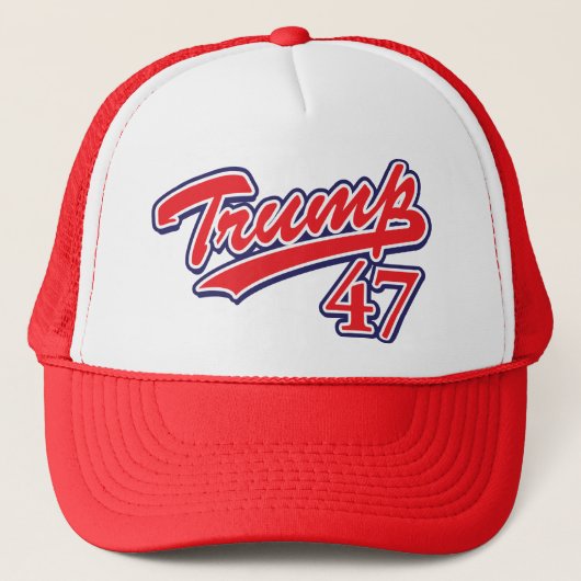 Trump-47 Truckerkappe (Vorderseite)