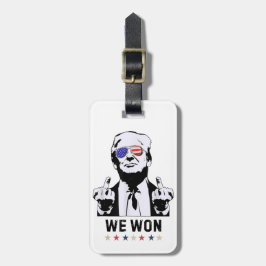 Trump 47 We Won Inauguration 47 US-Präsident 2024 Gepäckanhänger
