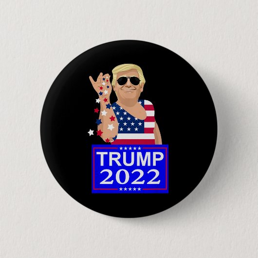 Trump 4 Ever Wahl Button (Vorderseite)