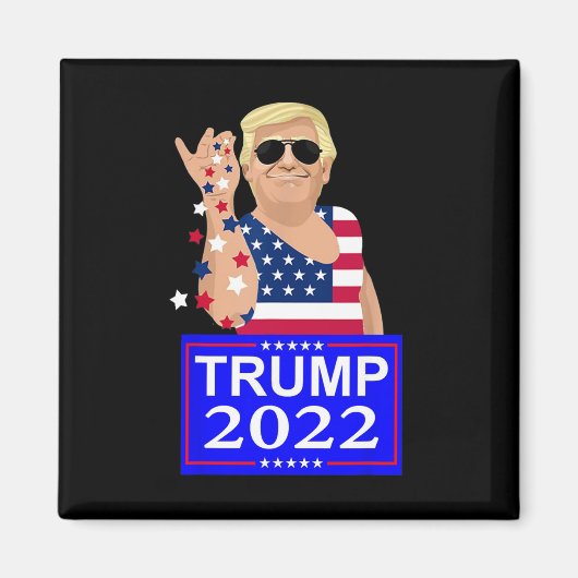 Trump 4 Ever Wahl  Magnet (Vorne)