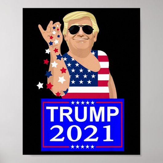 Trump 4 Ever Wahl Poster (Vorne)