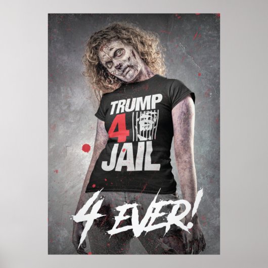 Trump 4 Gefängnis Poster (Vorne)