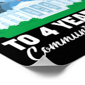 Trump: 4 Jahre Dienst in der Gemeinschaft 3 Poster (Ecke)