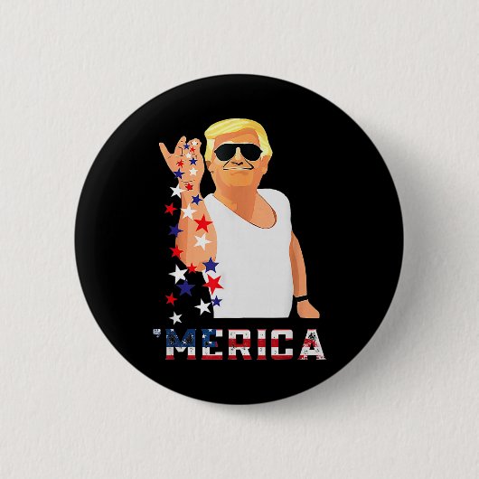 Trump 4. Juli Button (Vorderseite)