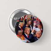 Trump 4. Juli für immer Love Präsident Wir Button (Vorne & Hinten)