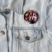 Trump 4. Juli für immer Love Präsident Wir Button (Beispiel)