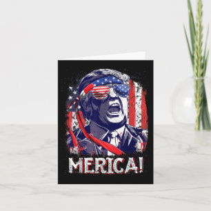 Trump 4. Juli Merica Männer Frauen USA Amerikanisc Karte