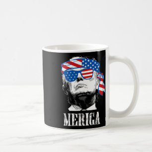 Trump 4. Juli US-amerikanische Flagge Männer Funny Kaffeetasse