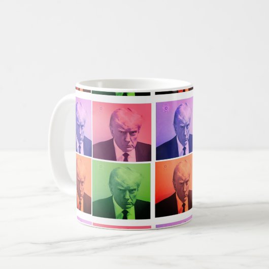 Trump 4X Kaffeetasse (Vorderseite Links)