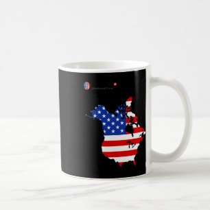 Trump 51 Staat der amerikanischen Flagge Kanadas V Kaffeetasse