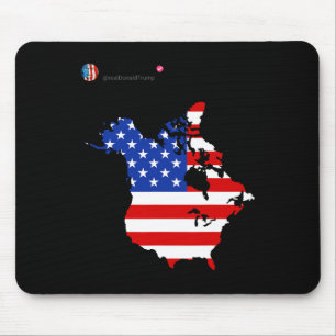 Trump 51 Staat der amerikanischen Flagge Kanadas V Mousepad