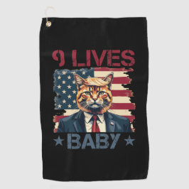 Trump 9 Lives Baby Golfhandtuch