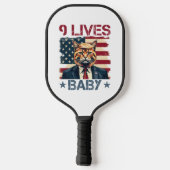 Trump 9 Lives Baby Pickleball Schläger (Rückseite)