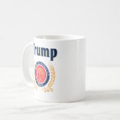 Trump A Fine President 2024 Kaffeetasse (Vorderseite Links)