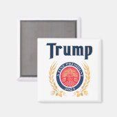 Trump A Fine President 2024 Magnet (Vorderseite/Rückseite)