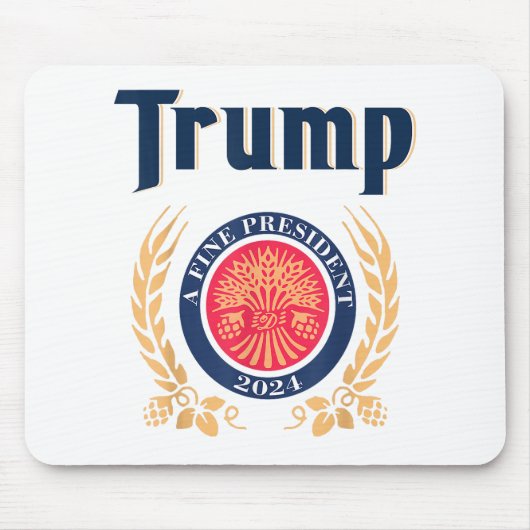 Trump A Fine President 2024 Mousepad (Vorne)
